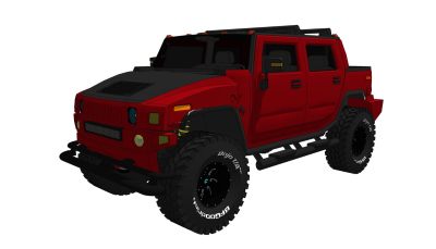 超精细汽车模型 悍马 Hummer H2